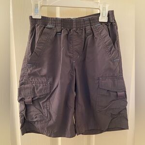 Kathmandu Boys Gray Nylon Elastic Waist Shorts Size 8 Years